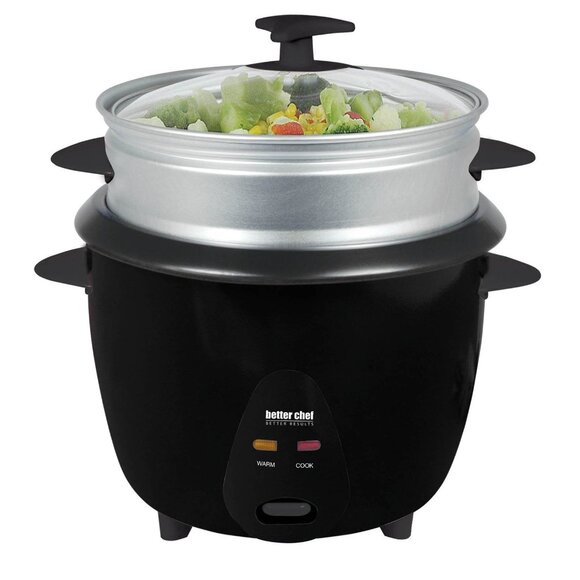 BETTER CHEF 5 CUP RICE COOKER WITH FOOD STEAMER ATTACHMENT - Picture 1 of 1